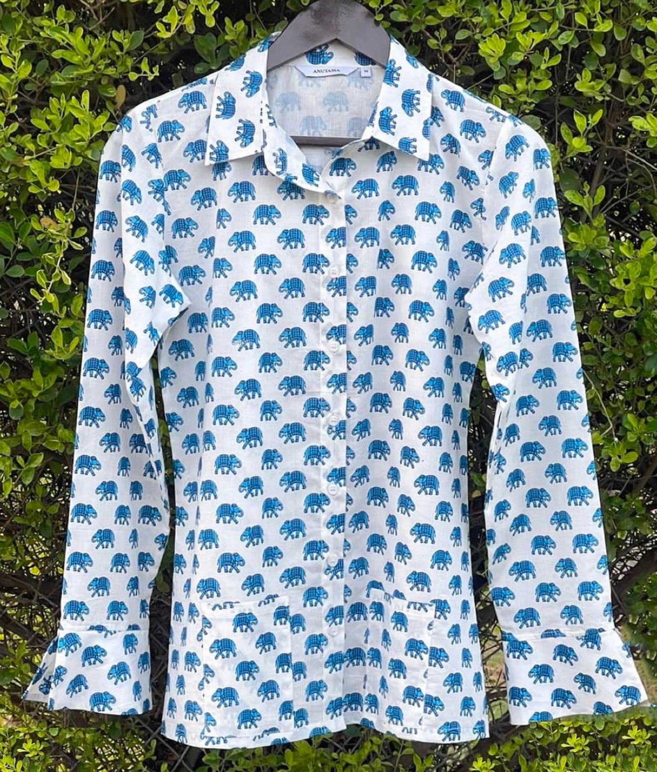 SHIRT WITH FRONT DOWN POCKET DETAILING