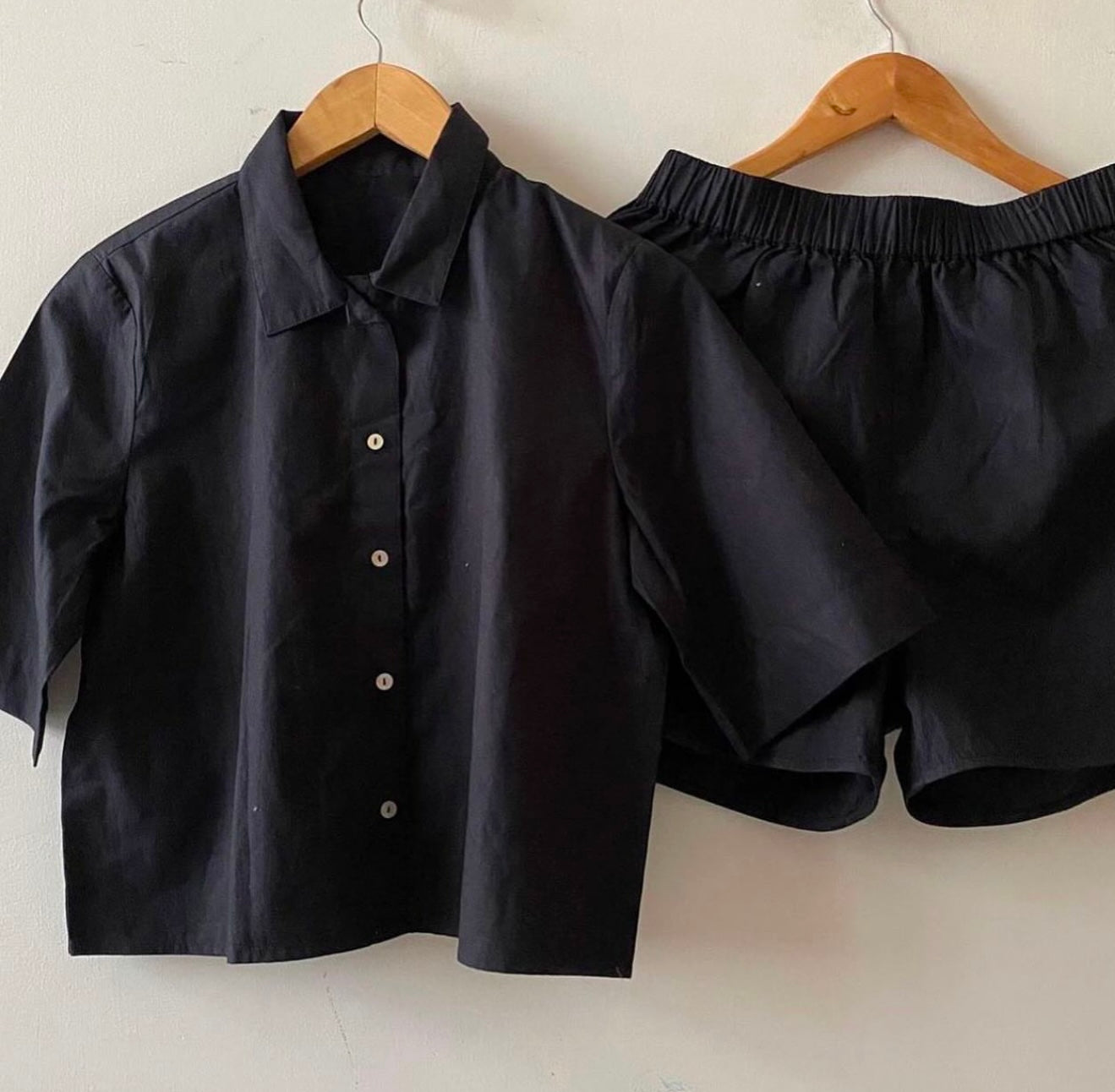 BOXY SHIRT SHORTS SET