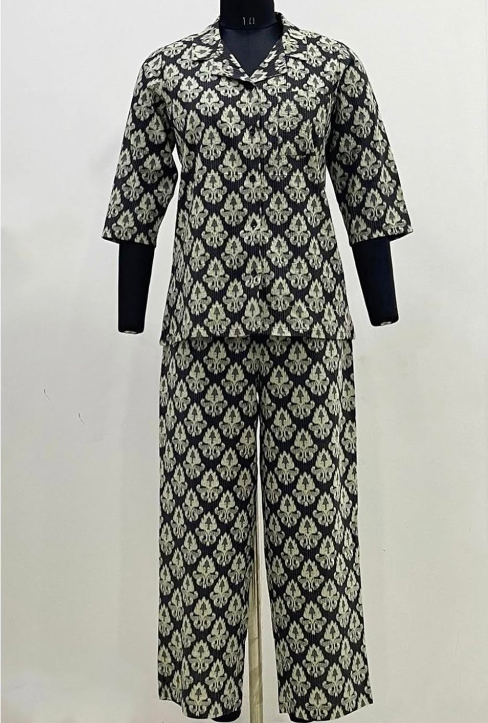 CUBAN COLLAR BUTTON DOWN LOUNGEWEAR