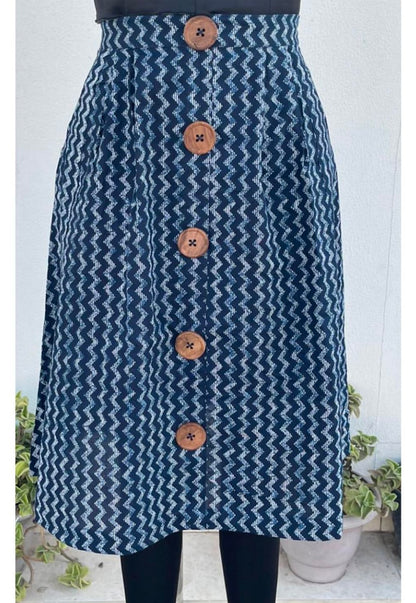 BUTTON-DOWN SKIRT