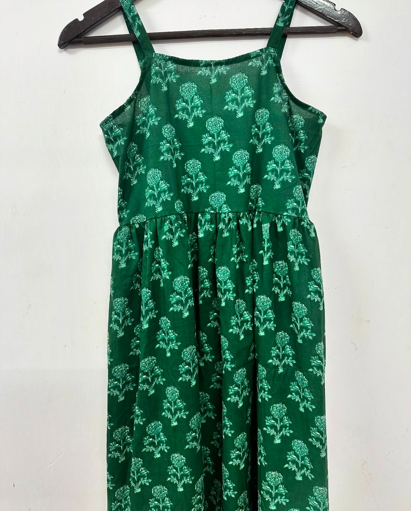 STRAPPY DRESS WITH BACK SMOCKED