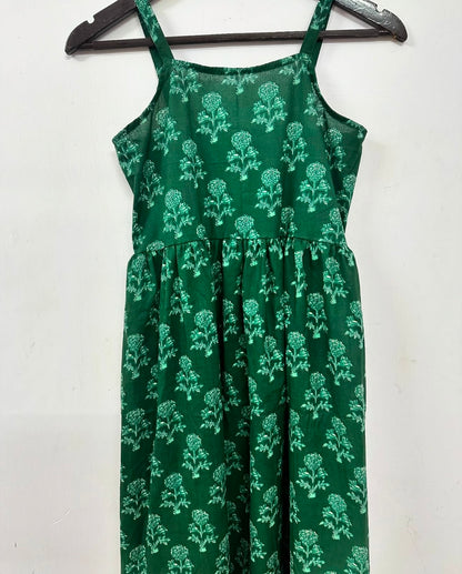 STRAPPY DRESS WITH BACK SMOCKED