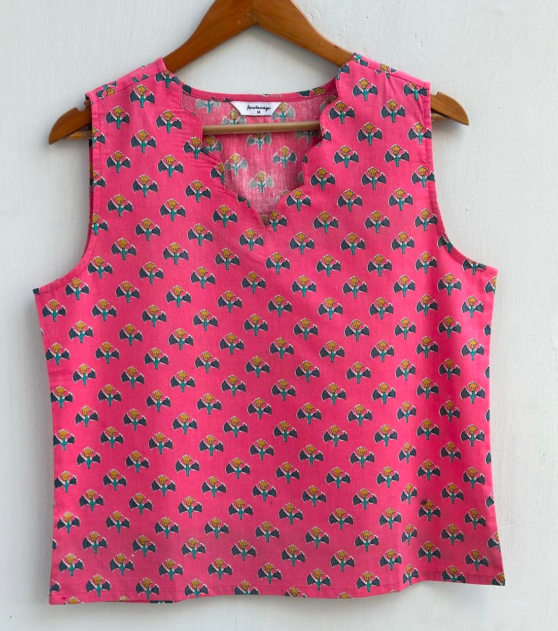 SCALLOP NECK TUNIC
