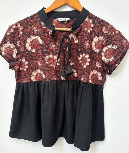 PATCH FRONT TIE TOP