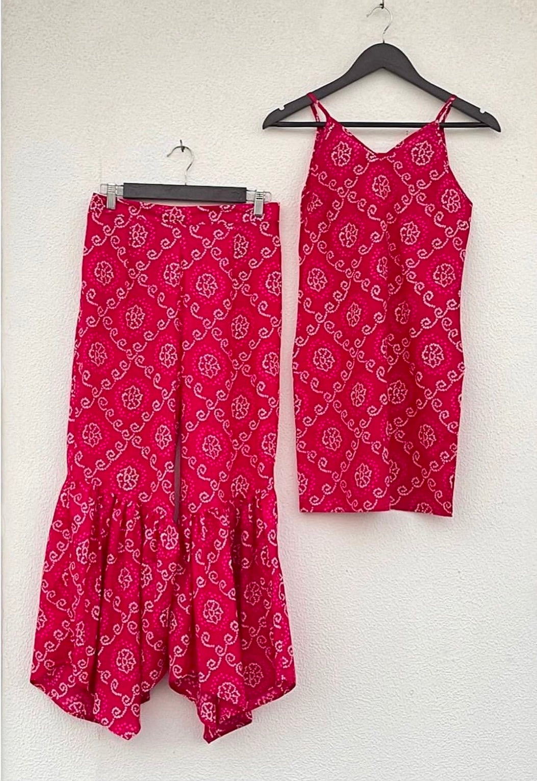 STRAPPY SHARARA SET