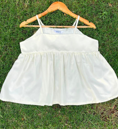SOLID GATHERED CAMISOLE