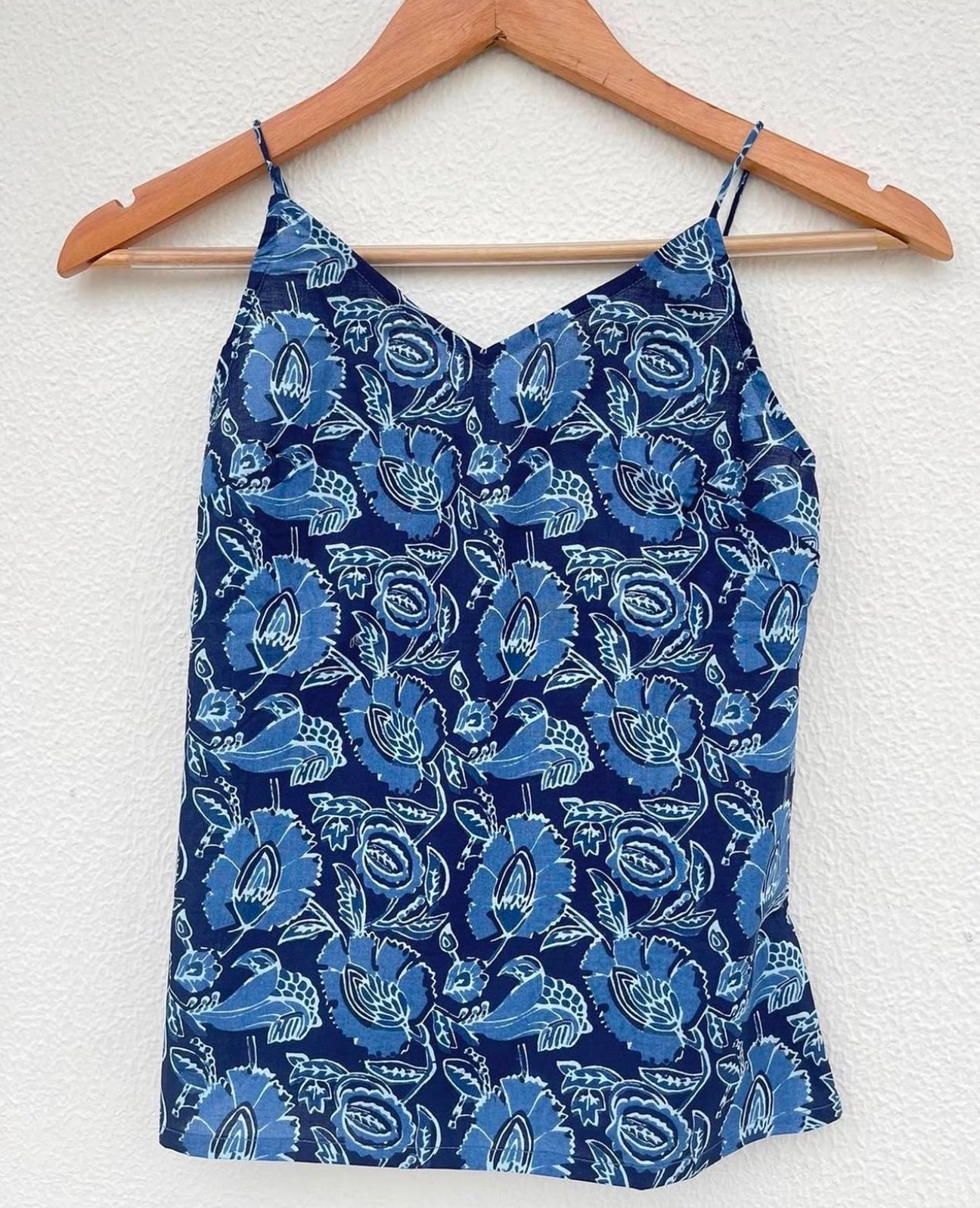 NOODLE STRAP CAMISOLE WITH ELASTICATED BACK