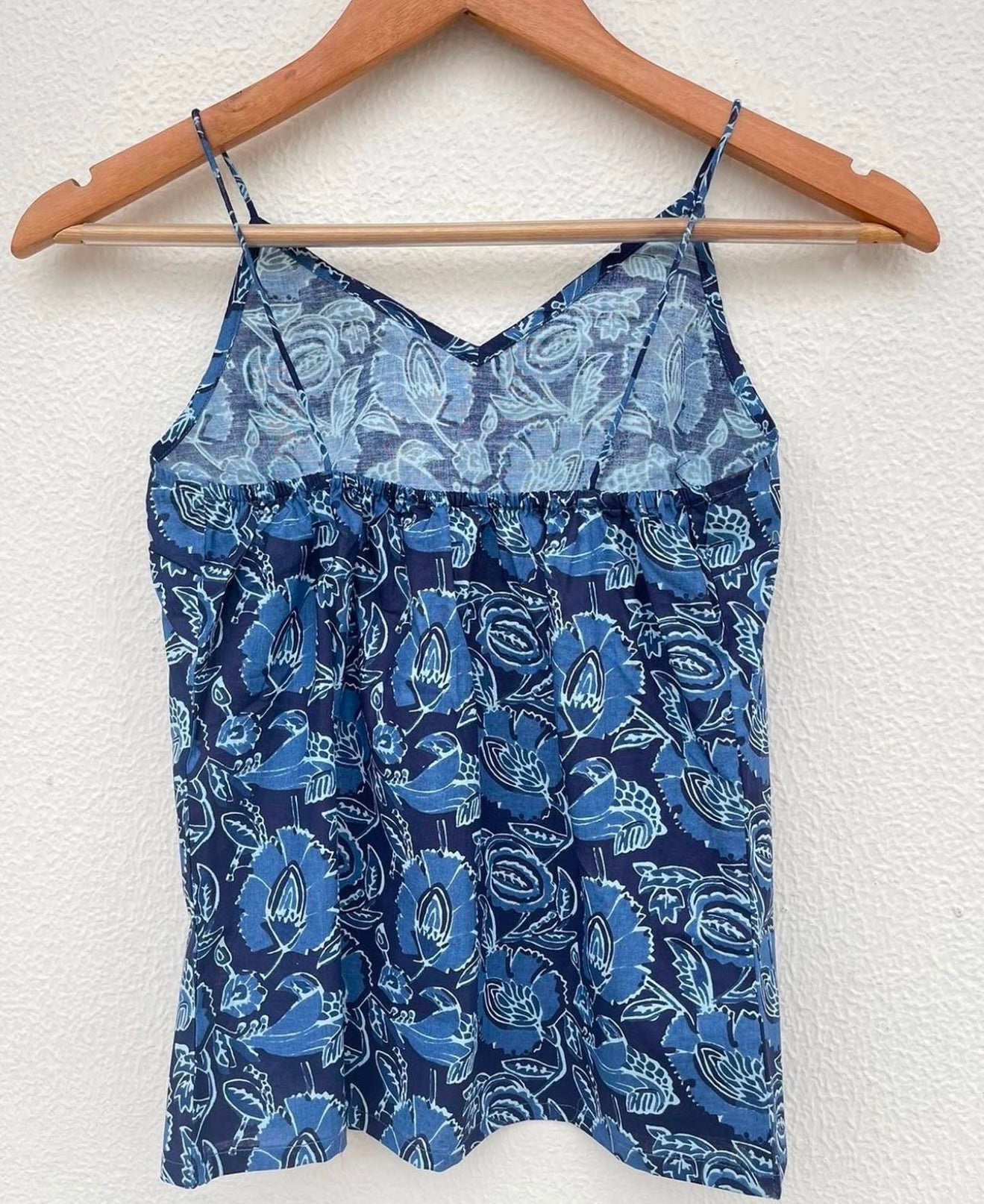 NOODLE STRAP CAMISOLE WITH ELASTICATED BACK