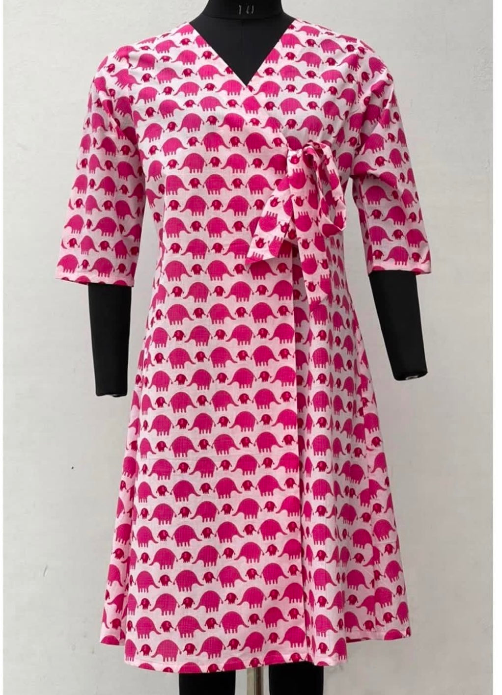 WRAP ON DRESS