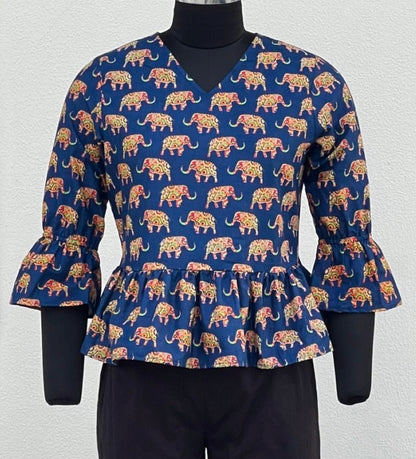 PEPLUM BLOUSE