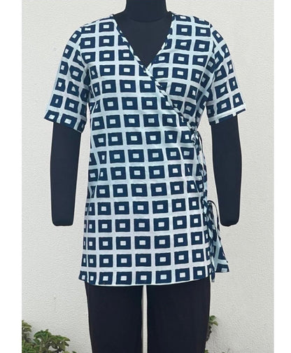 ANGRAKHA SHORT KURTA WITH SHORT SLEEVES