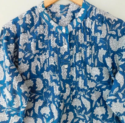 PLEATED PANEL SHIRT