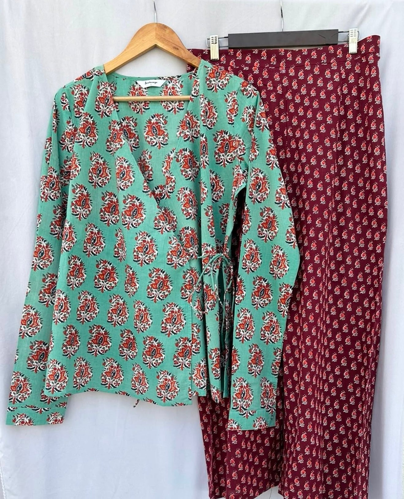 WRAP ON KURTA CO-ORD SET