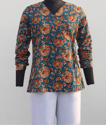 WRAP ON WITH CHURIDAR SLEEVES