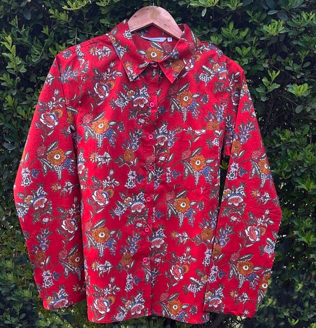STRAIGHT COLLARED LONG SHIRT