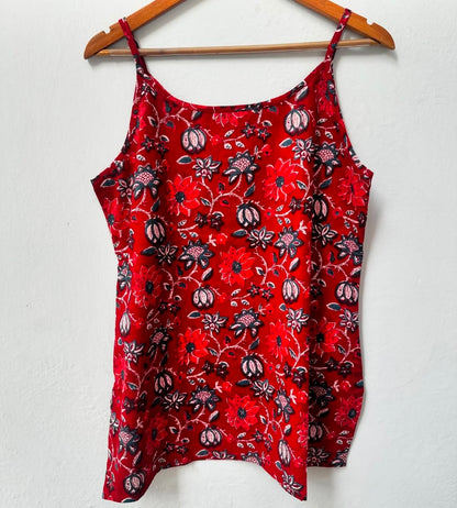 SHORT STRAPPY KURTA WITH ROUND NECK