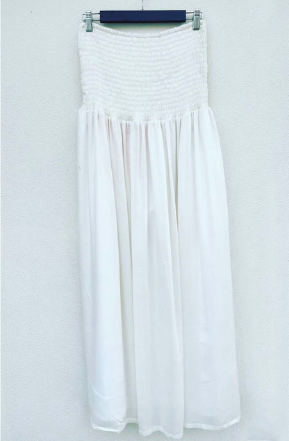 SOLID TUBE DRESS WITH LINING
