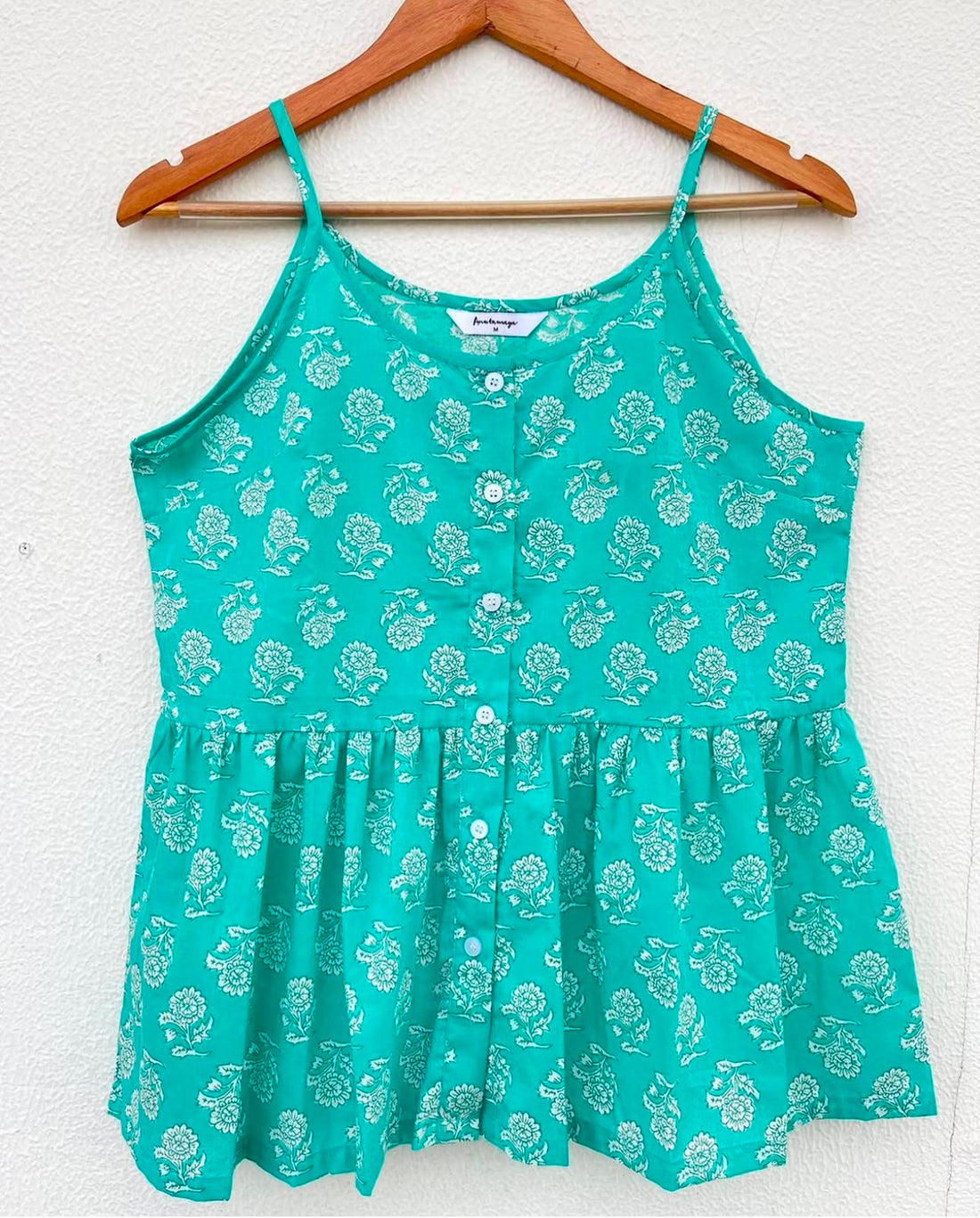 SPAGHETTI BUTTON DOWN TOP