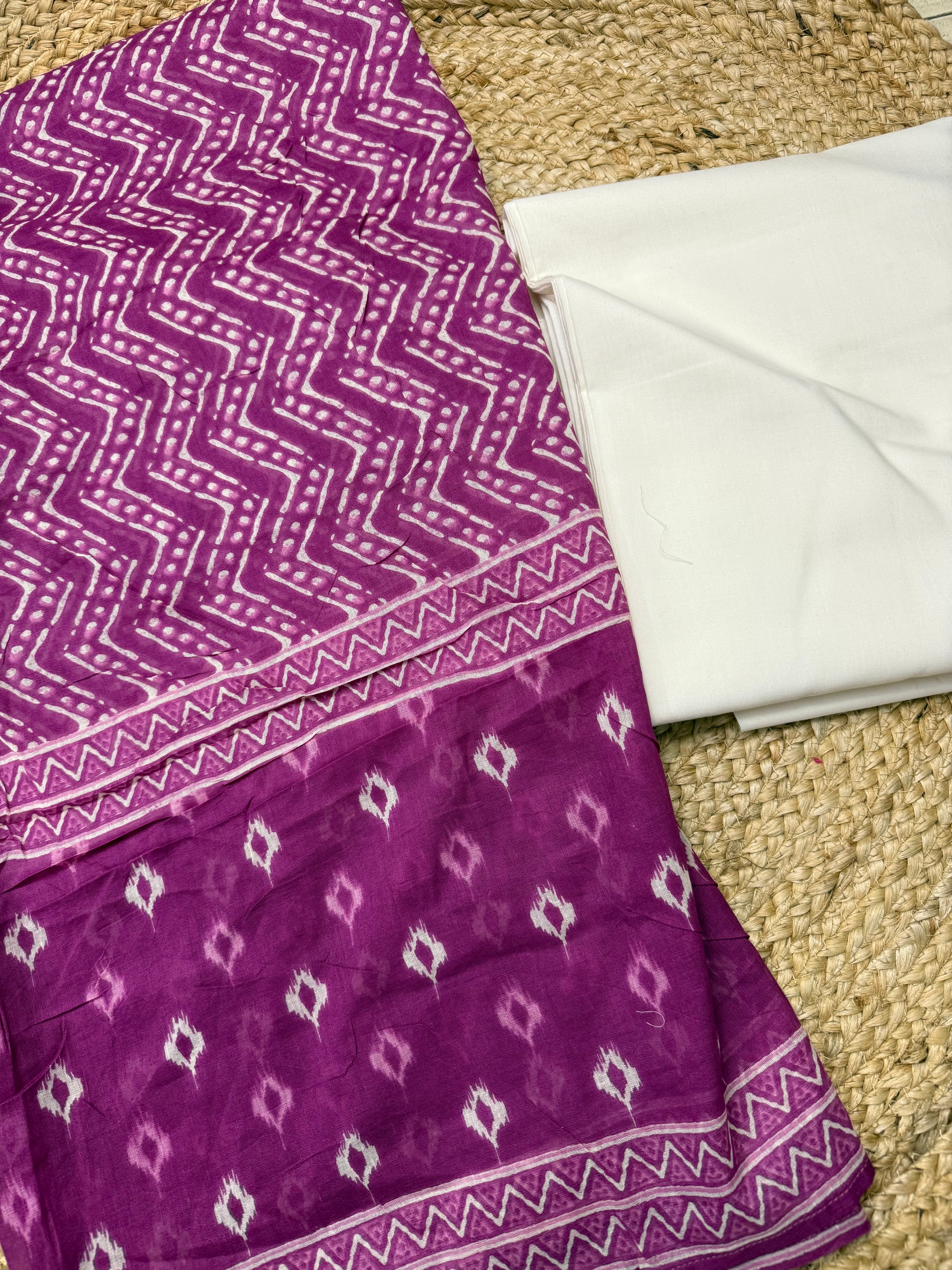 MAGENTA PRINTED DUPATTA