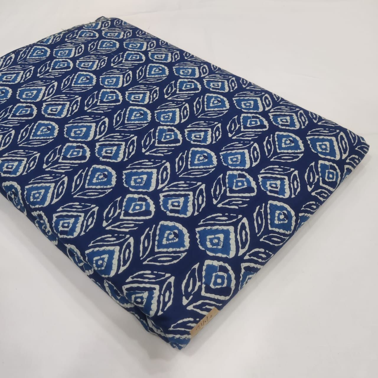 GEOMETRIC INDIGO PRINT