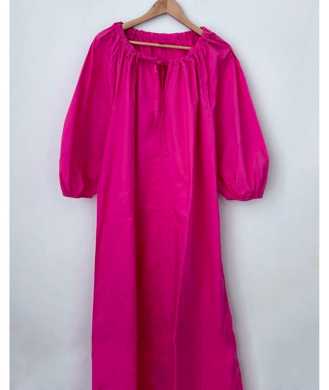 SOLID BALLOON DRESS