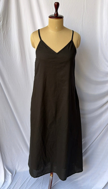 BLACK SPAGHETTI WITH LINING