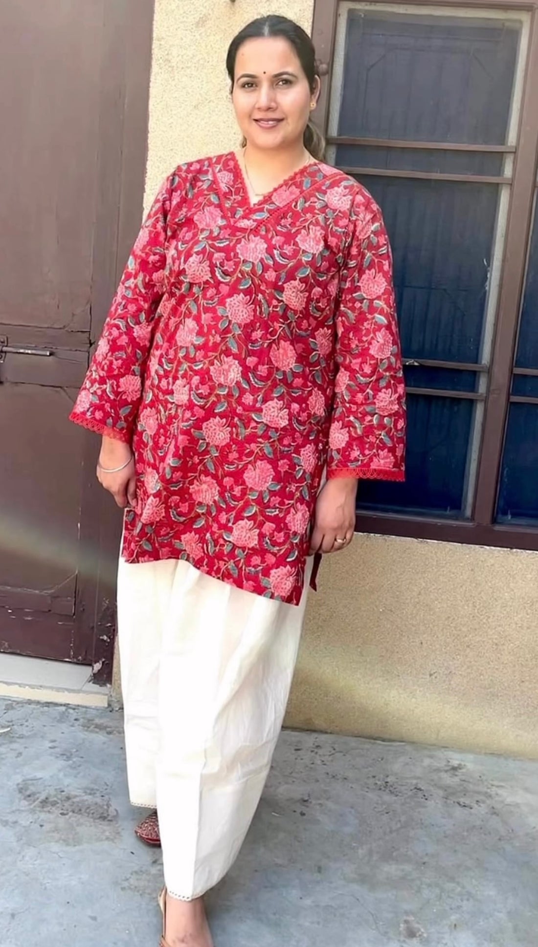 SHORT KURTA FARSI SALWAR