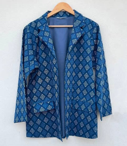 BLAZER WITH CUBAN COLLAR